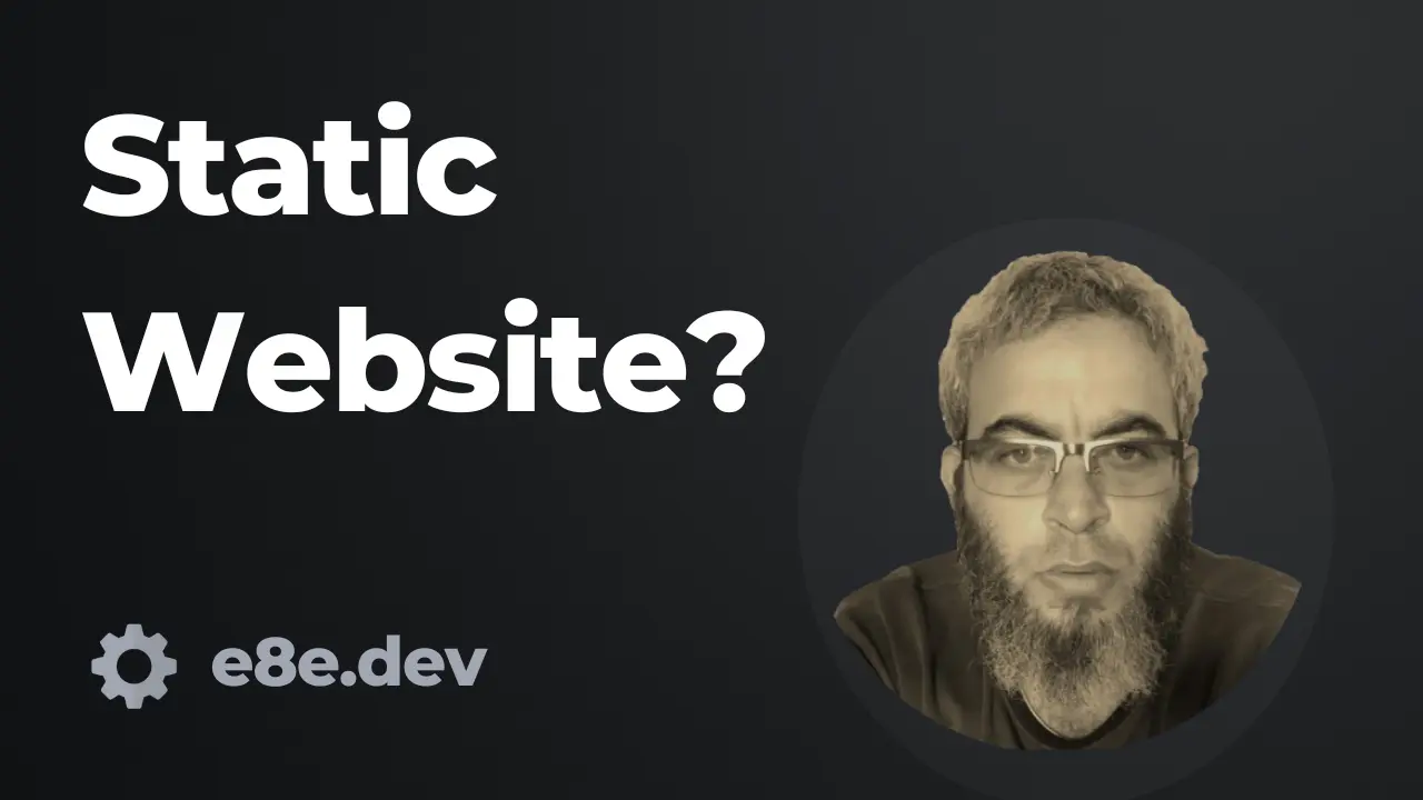 Simple explanation of static websites
